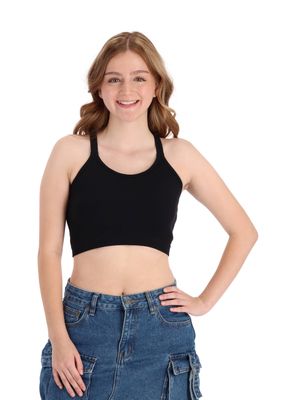 Crop Top Juvenil Sin costura Caffarena