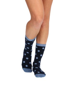 CALCETÍN CORTO ALGODÓN PACK 4 AZUL CAFFARENA