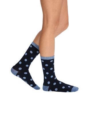 Imagen 2 del producto CALCETÍN CORTO ALGODÓN PACK 4 AZUL CAFFARENA 