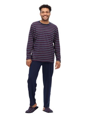 Pijama Largo Azul Mota