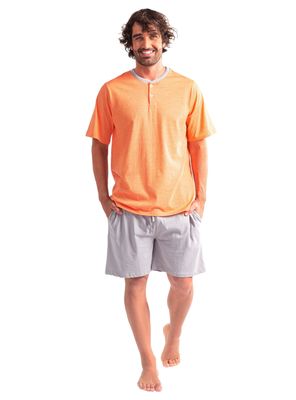 Pijama Corto Diseño Algodón Mota