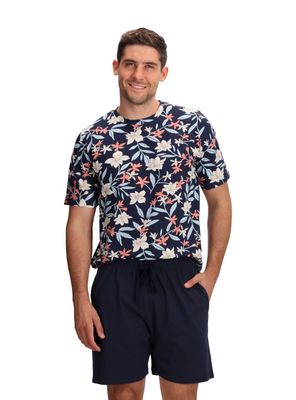 Imagen 1 del producto Pijama Azul Corto Algodón Mota