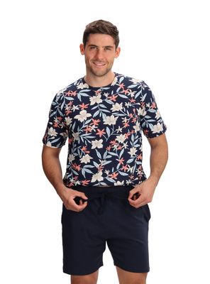 Imagen 2 del producto Pijama Azul Corto Algodón Mota