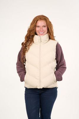 Imagen 2 del producto Parka sin mangas engomada con polar interior Beige VW9747 Polemic