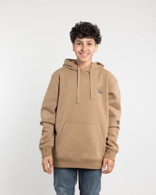 Imagen 2 del producto Poleron tipo canguro sin cierre Invierno Ocre niño POLEMIC