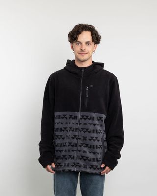 Imagen 1 del producto Polerón Hombre Polar micropolar estampado con gorro Polemic