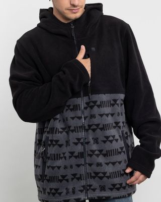 Imagen 2 del producto Polerón Hombre Polar micropolar estampado con gorro Polemic