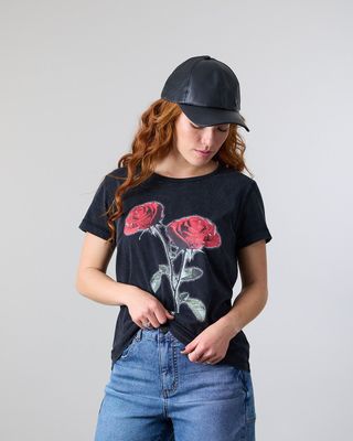 Polera Mujer Algodón Rose Polemic