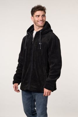 Imagen 2 del producto Poleron Bonded Shaggy con gorro 8701 Polemic