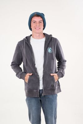 Imagen 1 del producto Poleron Franela procesado cierre y gorro Junior wi7302 Polemic