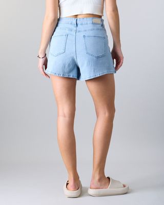 Imagen 2 del producto Falda Short Mujer Denim Celeste Polemic