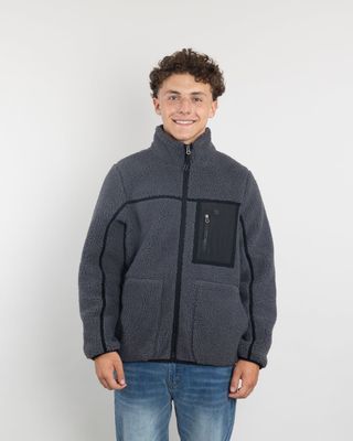 Imagen 1 del producto Polerón Juvenil Polar Sherpa forrado bonded Bicolor Polemic