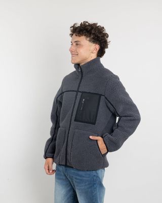 Imagen 2 del producto Polerón Juvenil Polar Sherpa forrado bonded Bicolor Polemic