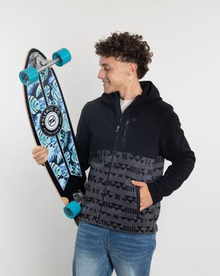 Imagen 2 del producto Polerón Juvenil Polar micropolar estampado con gorro Polemic