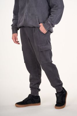 Pantalon Jogger Cargo franela Gris Acero wi4702 Polemic