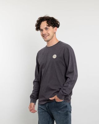 Imagen 2 del producto Polera manga larga hombre con proceso y estampado Polemic