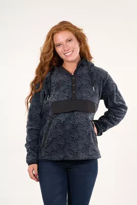 Poleron polar mujer Procesado medio broche Print VW8761 Polemic