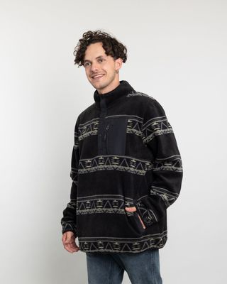 Imagen 2 del producto Poleron hombre Micropolar Estampado sin gorro Polemic