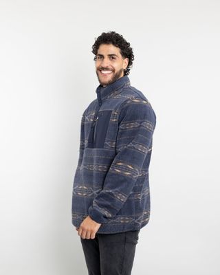 Imagen 1 del producto Polerón Hombre Mini Sherpa estampado sin gorro Polemic