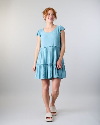 Vestido Smock Crep Verde Polemic