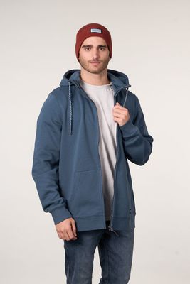 Poleron Franela procesado cierre y gorro 7799 Polemic