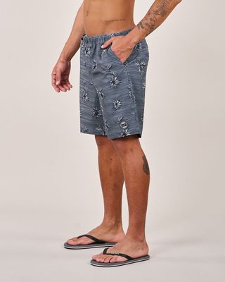 Traje de baño hombre Print Gris oscuro 3735 Polemic