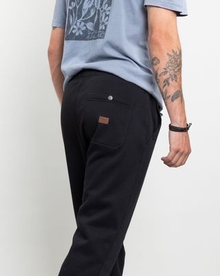 Imagen 2 del producto Jogger franela con puños Negro Polemic