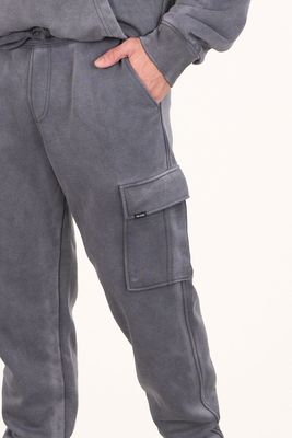 Imagen 2 del producto Pantalon Jogger Cargo franela Gris wi4702 Polemic
