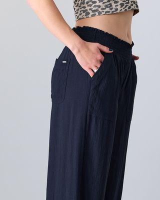 Imagen 2 del producto Pantalon Mujer crep cintura elasticada Negro Polemic