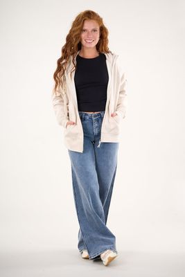 Pantalon Denim Wide Leg Azul VW4724 Mujer Polemic