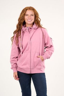 Imagen 2 del producto Poleron franela full zipper procesado Rosa VW7715 Polemic