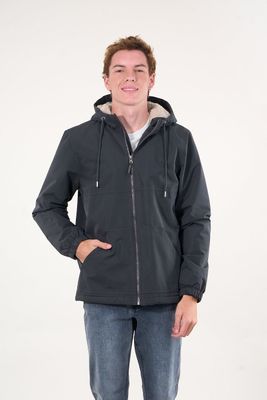 Parka Waterproof con Chiporro interior Gris wi9300 Polemic