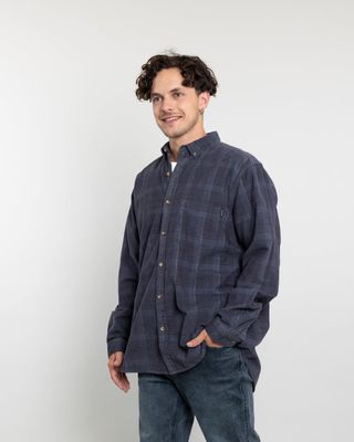 Imagen 2 del producto Camisa cotele hombre a cuadros algodón Polemic