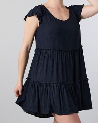 Imagen 2 del producto Vestido Smock Crep Negro Polemic