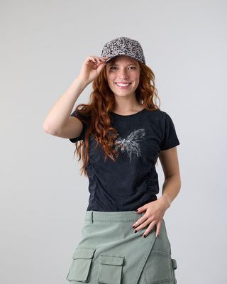 Polera Mujer Algodón con recogido frontal Polemic