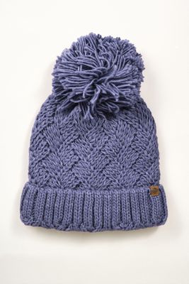 Gorro de lana mujer con pompon Polemic