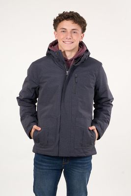 Parka Waterproof Standar Fit Negro wi9301 Polemic