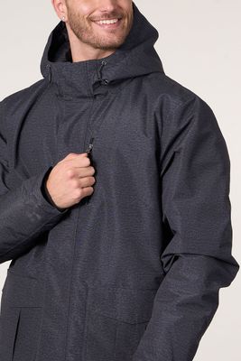 Imagen 2 del producto Parka Waterproof Standar Fit Negro wi9701 Polemic