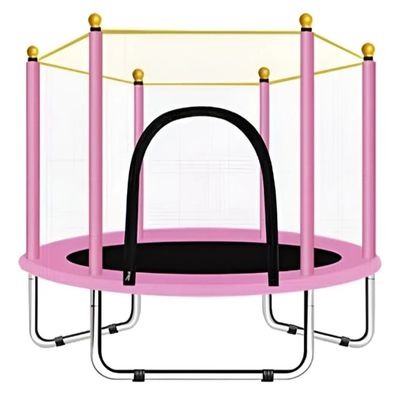 Cama elastica Trampolin Para Niñas Rosada 120X110
