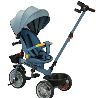 Triciclo Giratorio 360 Reclinable Azul