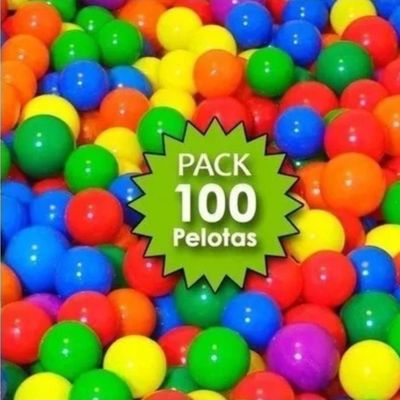 Imagen 2 del producto Pelotas De Colores Para Piscina Pack 100Pelotas De 5,5 cm