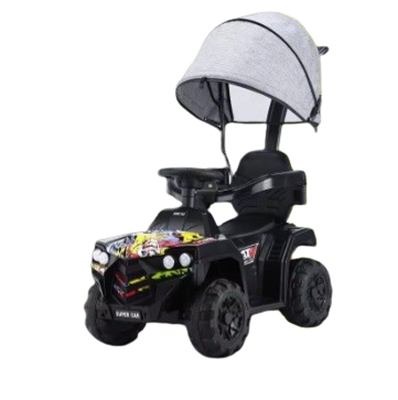 Imagen 1 del producto Correpasillo Con Luces Musica Techo Y Manilla De Empuje Amarillo Litografiado