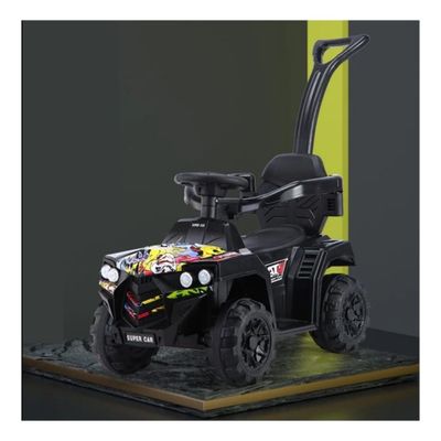 Imagen 2 del producto Correpasillo Con Luces Musica Techo Y Manilla De Empuje Amarillo Litografiado