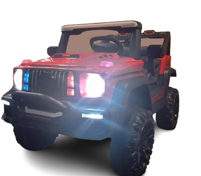Imagen 2 del producto Jeep Auto A Bateria Con Luces A Bateria 12V. Modelo 9888 Rojo