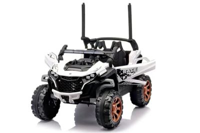 Imagen 2 del producto Jeep Auto 4X4 A Bateria 12V Con Control Remoto Blanco 801