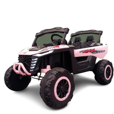 Jeep Auto A Bateria 12V Con Control Remoto Blanco Modelo 901