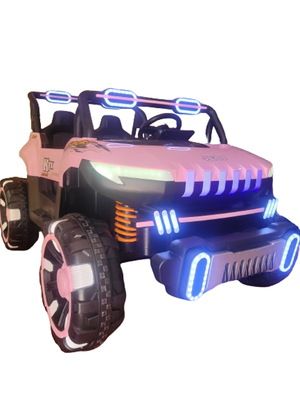Imagen 2 del producto Jeep Auto Luces Led A Bateria 4X4 Rosado