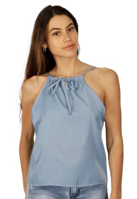 Polera Lara Celeste Divino Jeans