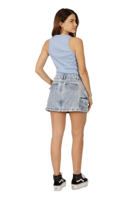 Imagen 2 del producto Falda Caterina I Cargo Celeste Divino Jeans