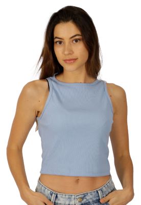 Polera Byork VIII Celeste Divino Jeans